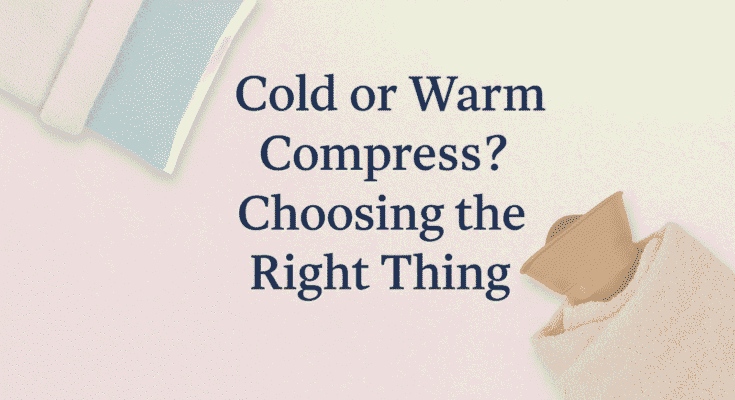 Cold or warm compress for headaches