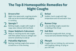 The Top 8 Homeopathic Remedies for Night Coughs