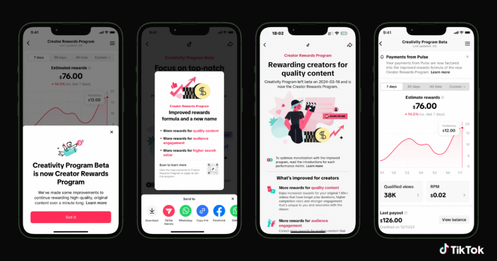 Join TikTok Creator Rewards