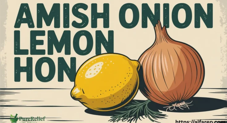 A close-up of an onion and a lemon on a wooden surface, showcasing their textures and colors in natural light.