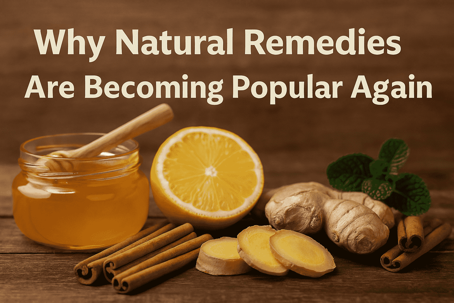 Why Natural Remedies Are Becoming Popular Again​