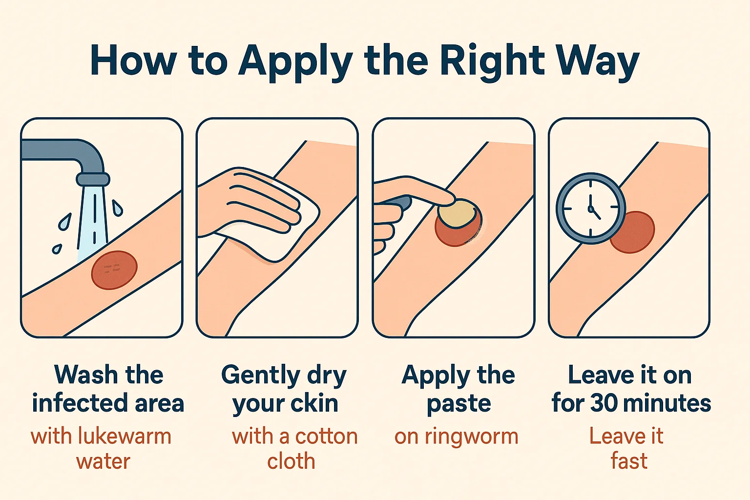 How to Apply The Right Way this remedy​