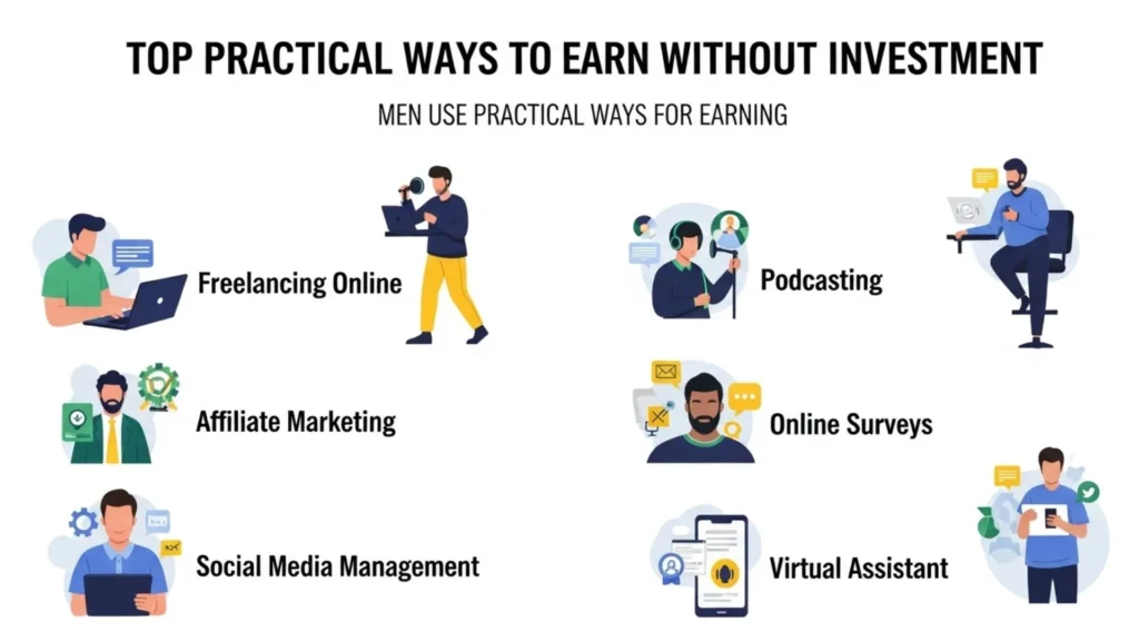 Top Practical Ways to Earn Without Investment
